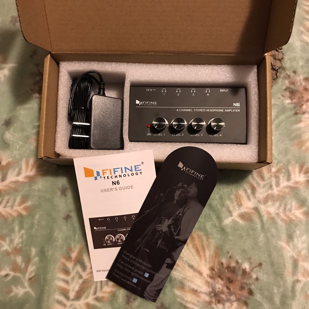 Fifine Headphone Amplifier